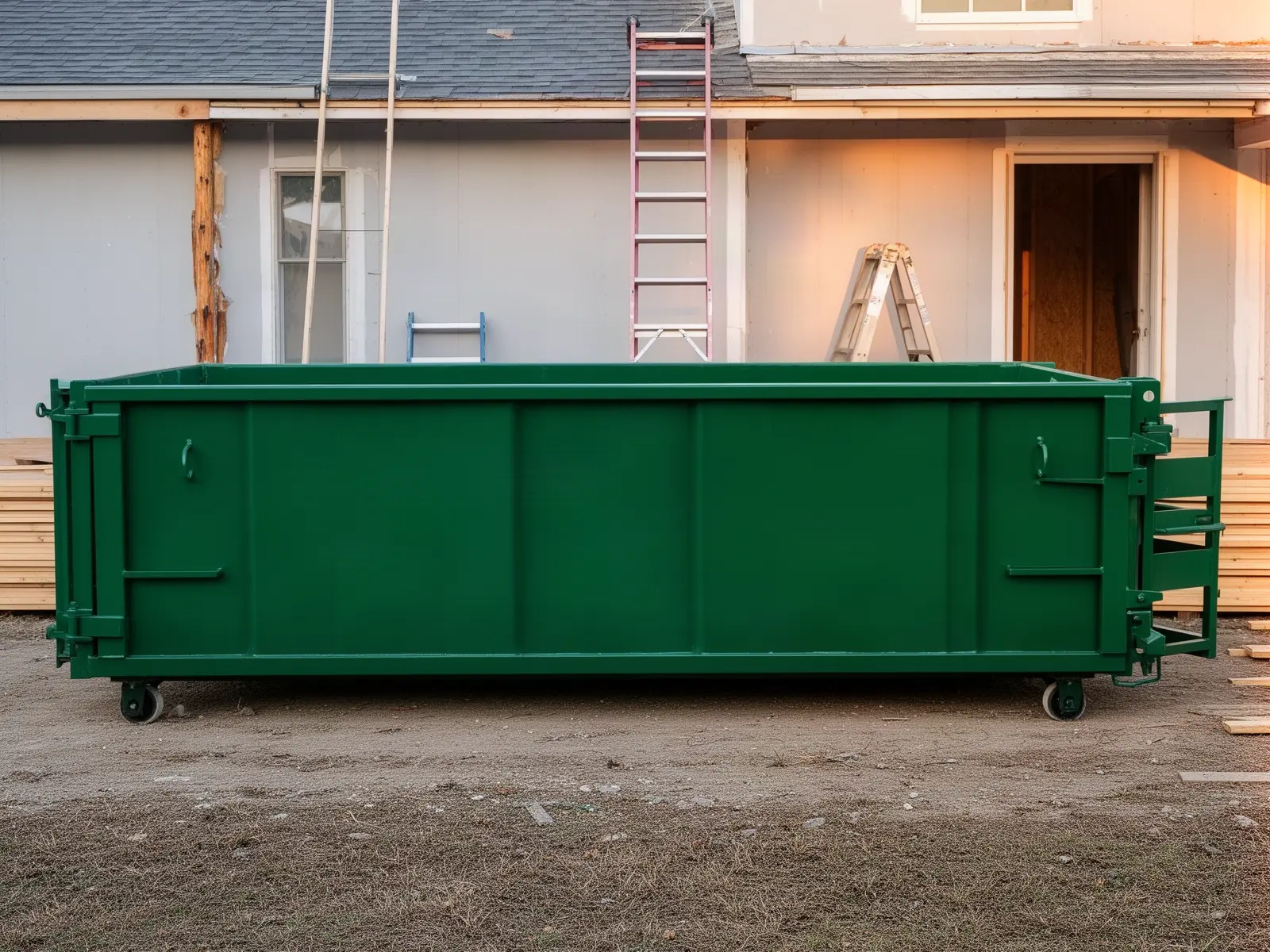 Roll-off dumpster from Rio Grande Dumpster Rental & Hauling in Edinburg, TX